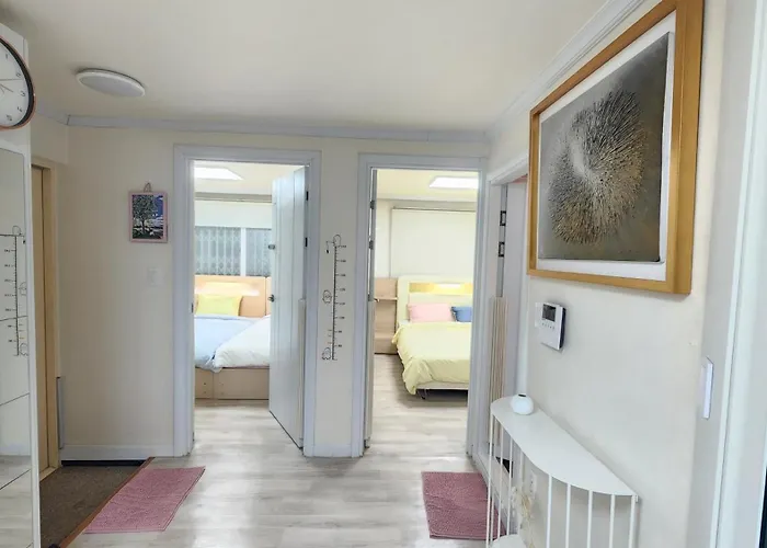 Spring Stay-홍대7번 1분, 단독전체,1층,3r1b,침대4 * Seul